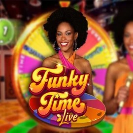 Funky Time casino game by Evolution – featured logo at Luckygem Casino