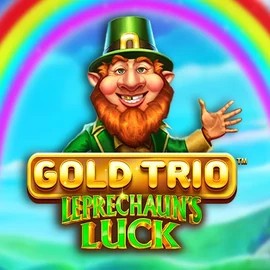 Gold Trio Leprechaun's Luck by Playtech, showcased at lucky-gemm.nl – game logo