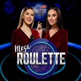 Mega Roulette logo by Pragmatic Play at Luckygem Casino