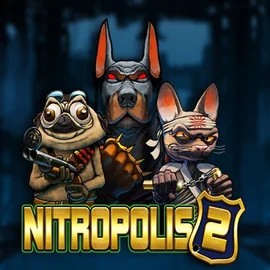 Nitropolis 2 slot visual from ELK Studios available on lucky-gemm.nl