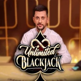 Unlimited Blackjack logo – Live Casino by Ezugi at Luckygem Casino